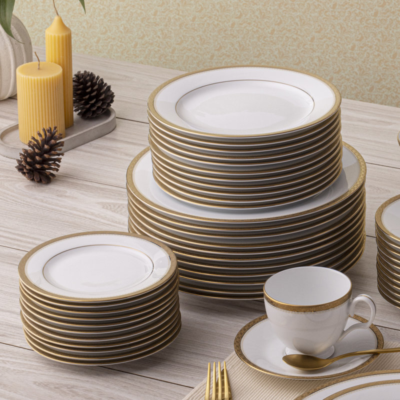 Noritake Charlotta 60-Piece Dinnerware Set, Service for 12